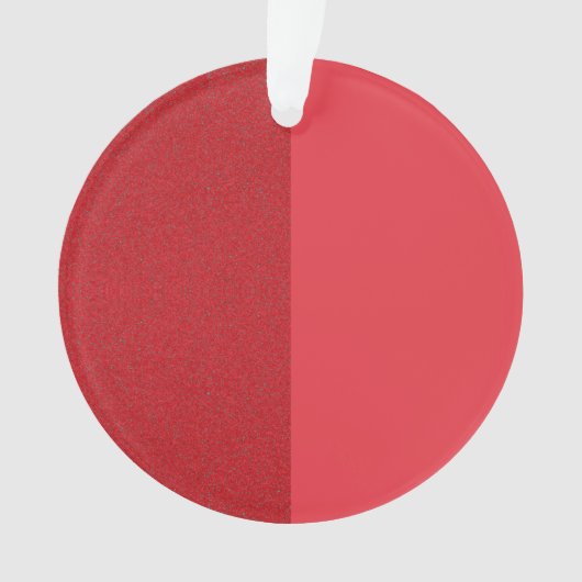 Tomatenrotes Duftrauschen Akrylustikale Ornament (Vorderseite)