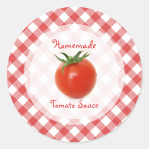 Tomatensauce Konserven Runder Aufkleber