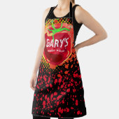 Tomatensauce Spritzer chaotisch personalisiert koc Schürze (InSitu)