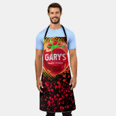 Tomatensauce Spritzer chaotisch personalisiert koc Schürze (Getragen)