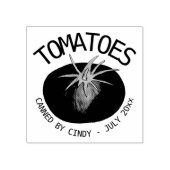 Tomatensauce Tomaten/Paradeiser Gemüse in Dosen Gummistempel (Prägung)