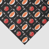 Tomatensaucteppichpapier Seidenpapier (Ausschnitt)