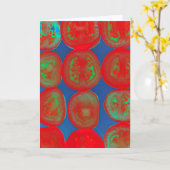 Tomatenscheiben Karte (Gelbe Blume)
