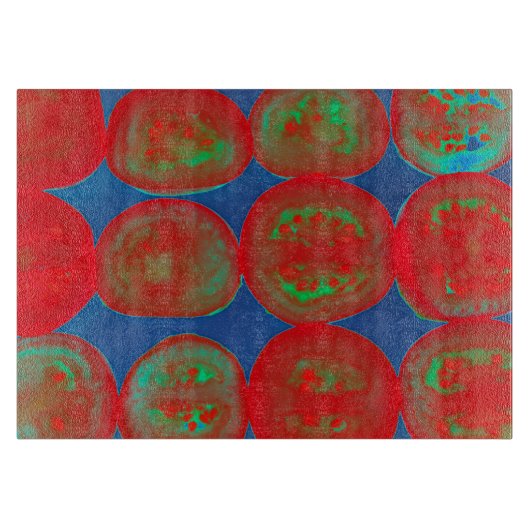 Tomatenscheiben Schneidebrett (Vorderseite)