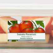 Tomatenschutzkonserven Etiketten (Befestigt)