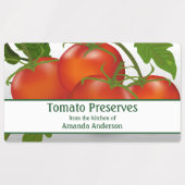 Tomatenschutzkonserven Etiketten (Design 2)