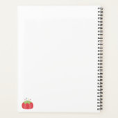 Tomatenstückchen Niedlich Nähen Handgefertigt Planer (Rückseite)