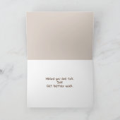 Tomatensuppe auf der Wasserdecke Karte (Innenseite)