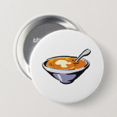 Tomatensuppe mit Löffel Button (Vorne & Hinten)