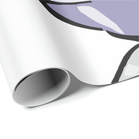 Tomatensuppe mit Löffel Geschenkpapier (Rolleneckpunkt)