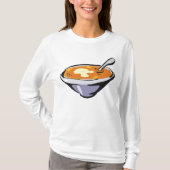 Tomatensuppe mit Löffel T-Shirt (Vorderseite)