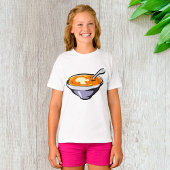 Tomatensuppe mit Löffel T-Shirt