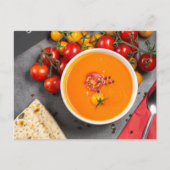 Tomatensuppe Postkarte (Vorderseite)
