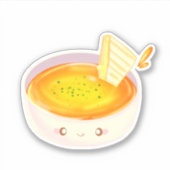 Tomatensuppe und gegrilltes Käsesandwich Aufkleber (Vorderseite)