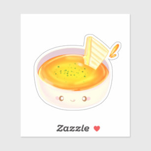 Tomatensuppe und gegrilltes Käsesandwich Aufkleber