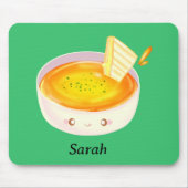 Tomatensuppe und gegrilltes Käsesandwich Mousepad (Vorne)