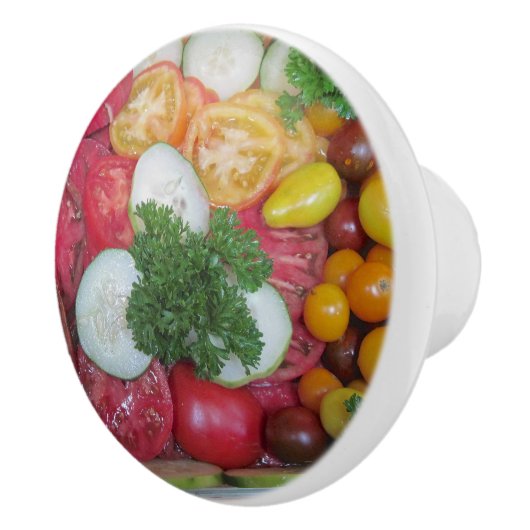 Tomatentplatter-Keramik Keramikknauf (Rechts)