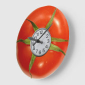 Tomatenuhr Große Wanduhr (Winkel)