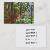 TomatenVisitenkarte Visitenkarte (Vorne/Hinten)