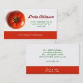 TomatenVisitenkarte Visitenkarte (Vorne/Hinten)