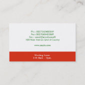 TomatenVisitenkarte Visitenkarte (Rückseite)