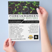 Tomatenwaren, Gartenservice, Gartenbaubetrieb, Gar Flyer (Hand)