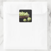 Tomatillos Quadratischer Aufkleber (Tasche)