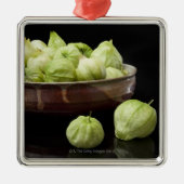 Tomatillos Silbernes Ornament (Vorne)