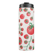 Tomato Aquarell Mittelmeerspass Thermosbecher (Vorderseite)