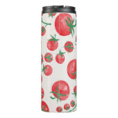 Tomato Aquarell Mittelmeerspass Thermosbecher (Rückseite)