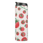 Tomato Aquarell Mittelmeerspass Thermosbecher (Nach rechts gedreht)