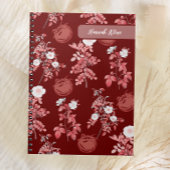 Tomato Ästhetische Vintage Muster Notizblock