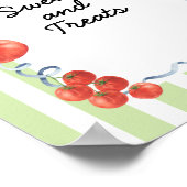 Tomato Baby Dusche Süßigkeiten & Leckereien Poster (Ecke)