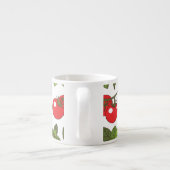 Tomato Basil Seamless Kitchen Muster Espressotasse (Rückseite)