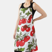 Tomato Basil Seamless Kitchen Muster Schürze (InSitu)