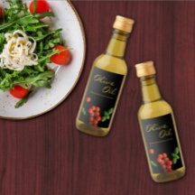 Tomato Basilikum Olivenöl Präfektionssiegel