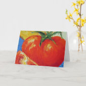 Tomato Birthday Card Karte (Gelbe Blume)