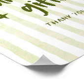 Tomato Brautparty Karten und Geschenke Poster (Ecke)