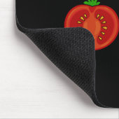 Tomato Brust Kostüm Niedlich leicht Gemüse Hallowe Mousepad (Ecke)
