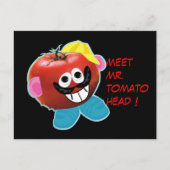 Tomato Chef humorvolle Parodie Postcard Postkarte (Vorderseite)