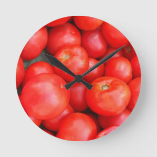 Tomato Clock Runde Wanduhr