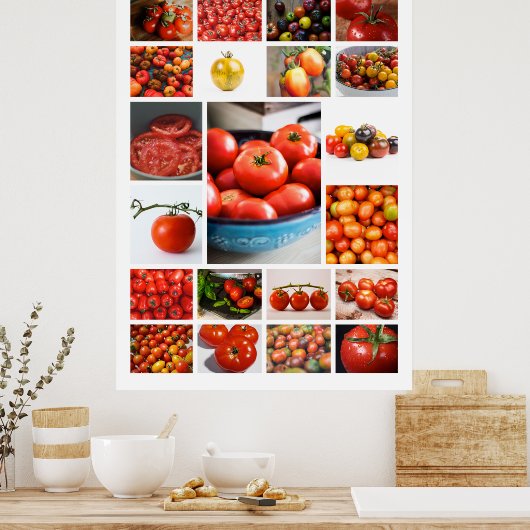 TOMATO Collage Poster (Küche)