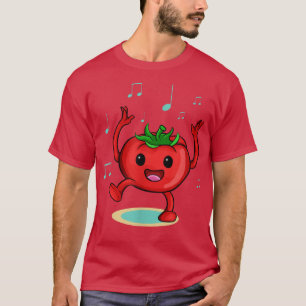 Tomato Dance Music Gemüse Funny Tomato Kostüm T-Shirt