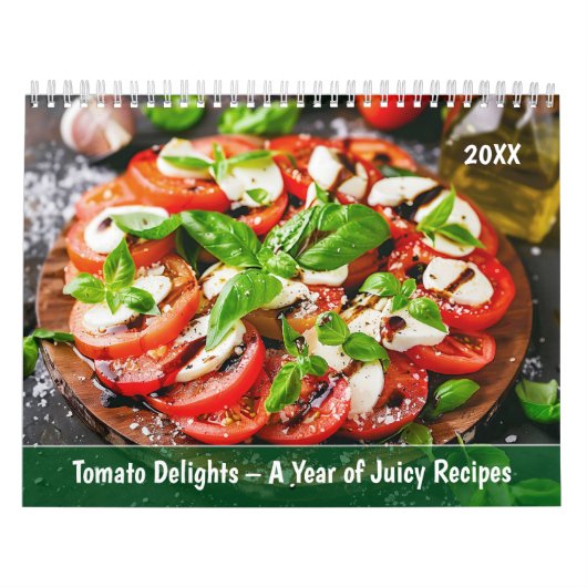 Tomato Delights – A Year of Juicy Recipes Kalender (Titelbild)