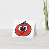 Tomato Face Note Cards Karte (Vorderseite)