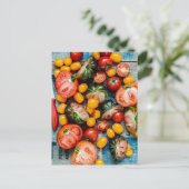 Tomato Foto Postcard Postkarte (Stehend Vorderseite)