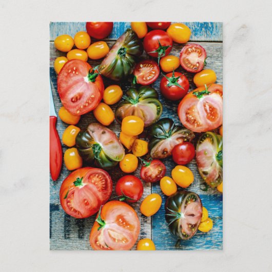 Tomato Foto Postcard Postkarte (Vorderseite)