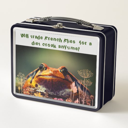 Tomato Frog Metall Brotdose (Vorderseite)