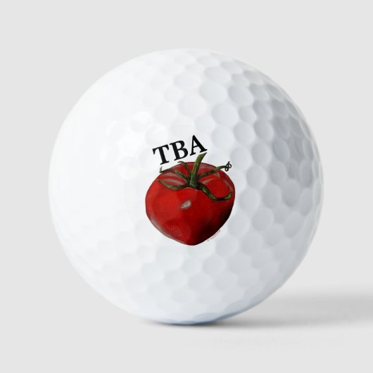 Tomato Golf Balls - Persönlichkeitsoption Golfball (Vorderseite)