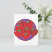 Tomato Graphic Postkarte (Stehend Vorderseite)